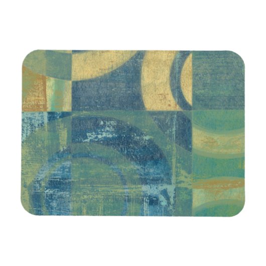 Multicolored Circles & Panels Magneet (Horizontaal)