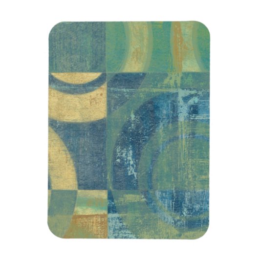 Multicolored Circles & Panels Magneet (Verticaal)