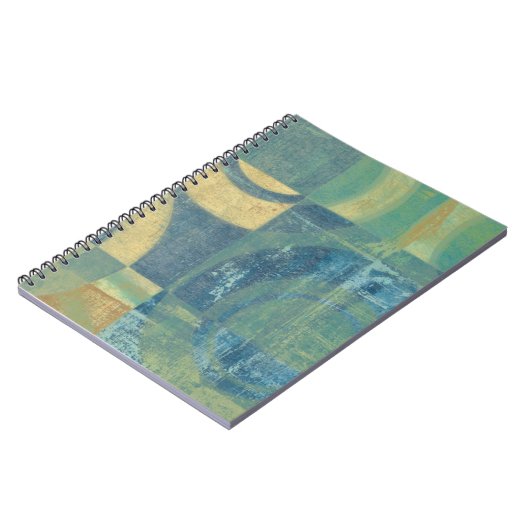 Multicolored Circles & Panels Notitieboek (Linkerzijde)