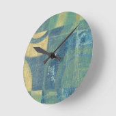 Multicolored Circles & Panels Ronde Klok (Hoek)