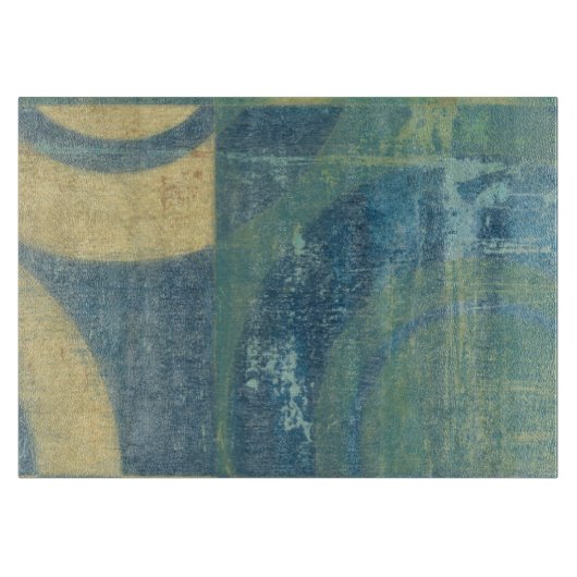 Multicolored Circles & Panels Snijplank (Voorkant)