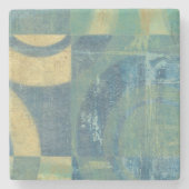 Multicolored Circles & Panels Stenen Onderzetter (Voorkant)