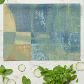 Multicolored Circles & Panels Theedoek (Gevouwen)