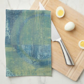 Multicolored Circles & Panels Theedoek (Quarter Fold)