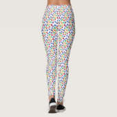 Multicolored Colorful Jelly Bean Kijk Leggings (Achterkant)