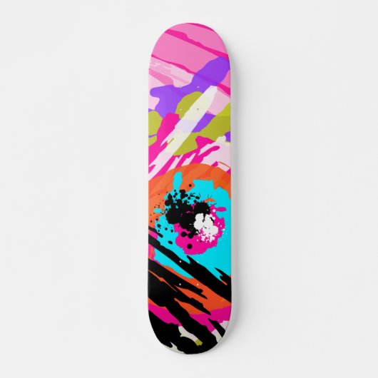 MULTICOLORED COMET FLYTEREN PERSOONLIJK SKATEBOARD (Voorkant)
