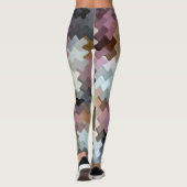 Multicolored Digital Camo Pattern Leggings (Achterkant)