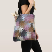 Multicolored Digital Camo Pattern Tote Bag (Dichtbij)