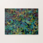 Multicolored Digitale Messaging Abstracte Kunst Legpuzzel (Horizontaal)