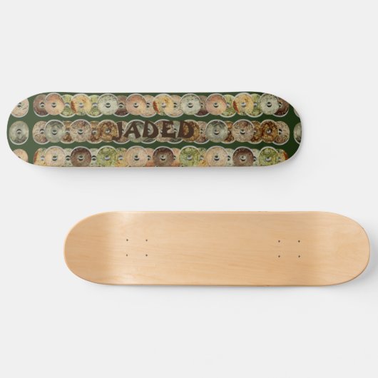 Multicolored Disks of Jade Persoonlijk Skateboard (Horizontaal)
