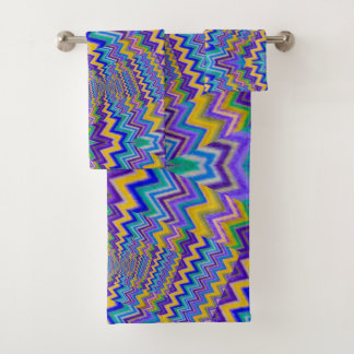 multicolored draaikolk op de Reeks van de Handdoek