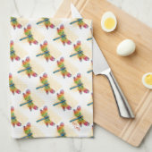Multicolored Dragonfly Kitchen Towels Theedoek (Quarter Fold)