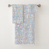 Multicolored - Eenvoudig Casual patroon Bad Handdoek (Insitu)