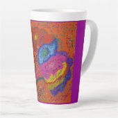 Multicolored Fish Pattern  Latte Mok (Rechterhoek)