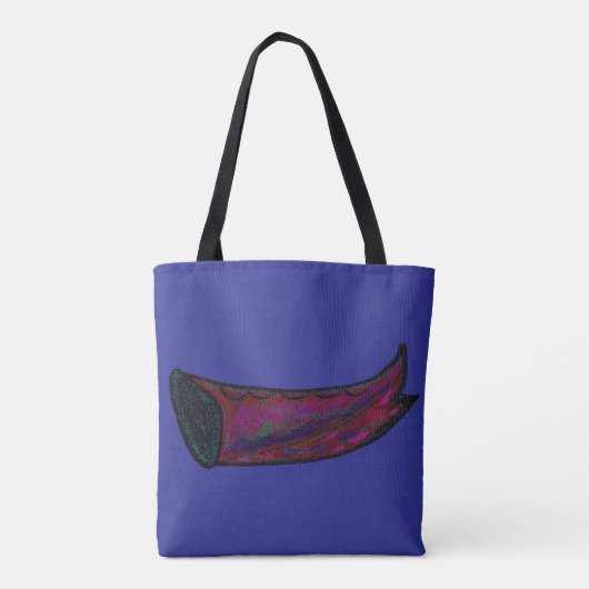 Multicolored Fishtail Tote Bag (Achterkant)