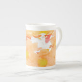 Multicolored floral Bone China Mok (Voorkant rechts)