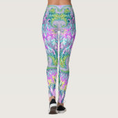 ~ Multicolored Floral ~ Origineel Leggings (Achterkant)