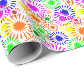 Multicolored Flowers Cadeaupapier (Rol Hoek)