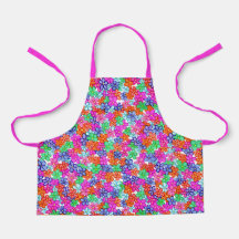 Multicolored Flowers Floral Illustration Pattern