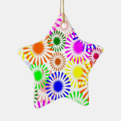 Multicolored Flowers Keramisch Ornament (Rechts)