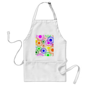 Multicolored Flowers Standaard Schort