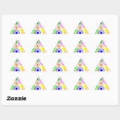 Multicolored Flowers Sticker (Vel)