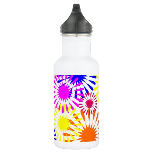 Multicolored Flowers Waterfles (Rechts)