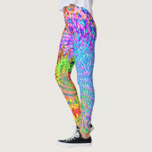 Multicolored Fractal Art-Leggings Leggings (Links)