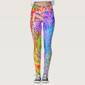 Multicolored Fractal Art-Leggings Leggings (Voorkant)