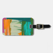 Multicolored Free Expression Painting Bagagelabel (Voorkant horizontaal)