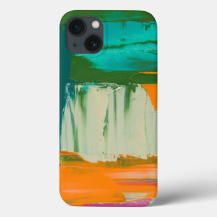Multicolored Free Expression Painting iPhone 13 Hoesje