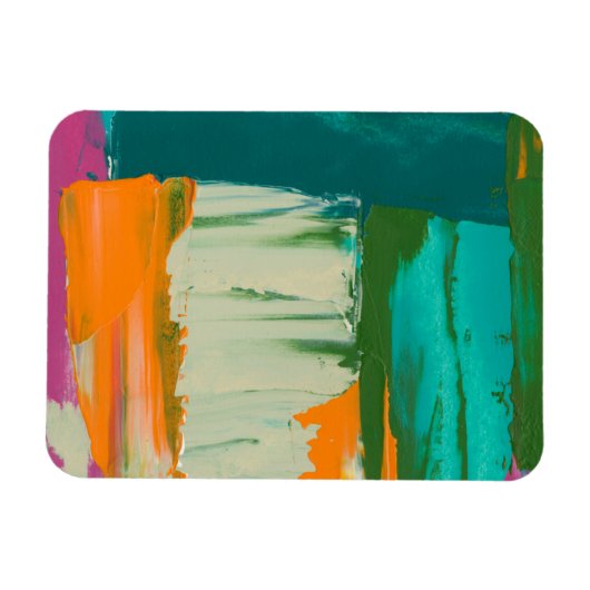 Multicolored Free Expression Painting Magneet (Horizontaal)