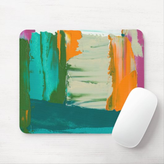 Multicolored Free Expression Painting Muismat (Met muis)