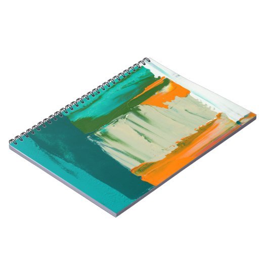 Multicolored Free Expression Painting Notitieboek (Linkerzijde)