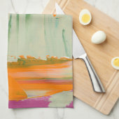 Multicolored Free Expression Painting Theedoek (Quarter Fold)