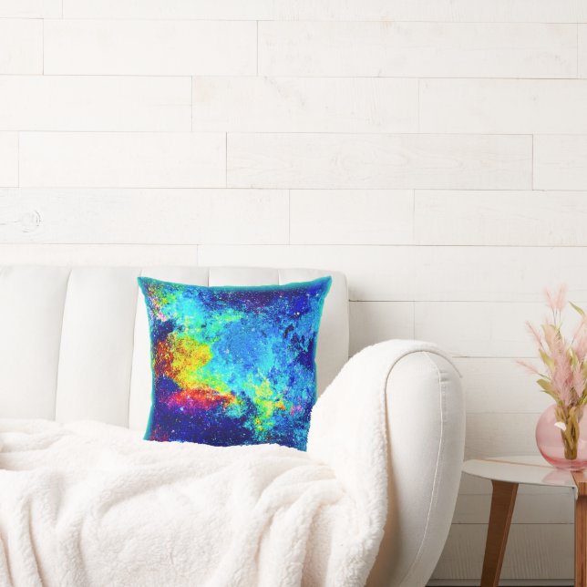 Multicolored Galaxy Design. Bestel nu Kussen (Bank)