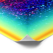 Multicolored Galaxy Design. Bestel nu Poster (Hoek)