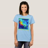 Multicolored Galaxy Design. Bestel nu T-shirt (Voorkant volledig)