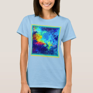 Multicolored Galaxy Design. Bestel nu T-shirt