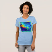 Multicolored Galaxy Design. Bestel nu T-shirt (Voorkant volledig)