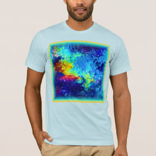 Multicolored Galaxy Design. Bestel nu T-shirt
