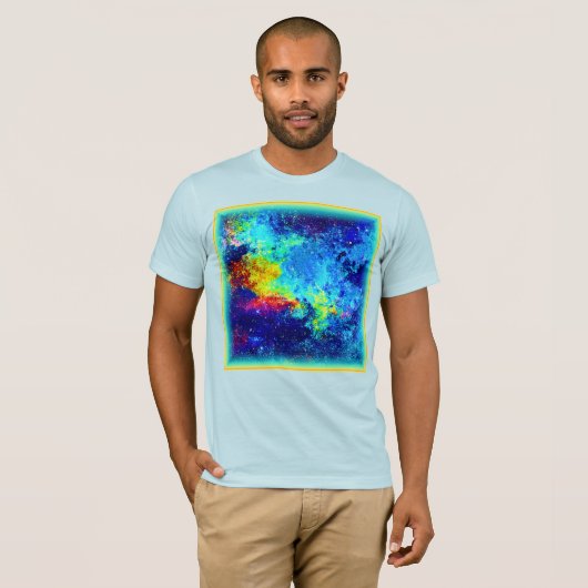 Multicolored Galaxy Design. Bestel nu T-shirt (Voorkant volledig)