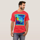 Multicolored Galaxy Design. Bestel nu T-shirt (Voorkant volledig)