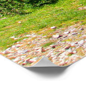 Multicolored gegolfd staal poster (Hoek)