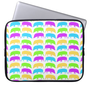 Multicolored Gele Groene Paarse Blauwe Laptop van Sleeve