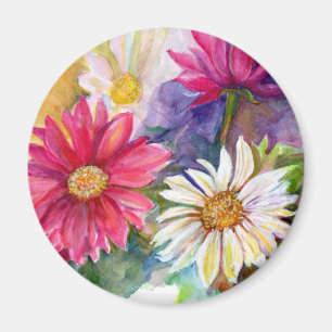 Multicolored Gerbera Daisies Magneet