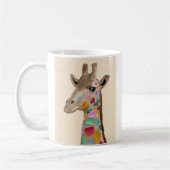 MultiColored Giraffe Koffiemok (Links)