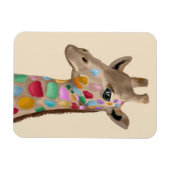MultiColored Giraffe Magneet (Horizontaal)