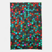 Multicolored Glas in lood Pattern Theedoek (Verticaal)