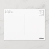 Multicolored & Gold-gemarmerde vloeibare kunst zon Briefkaart (Achterkant)